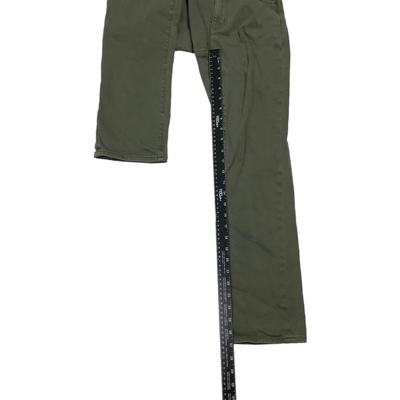 Lands’ End Jeans Sz 2 Green Slim Cut - Picture 6 of 8